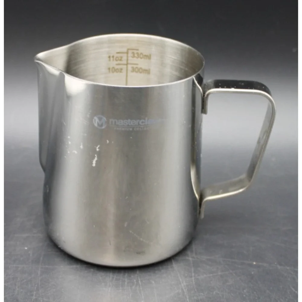 MasterClass Stainless Steel Milk Frothing Pitcher 12oz 350ml Espresso Steaming